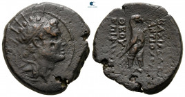 Seleukid Kingdom. Antioch on the Orontes. Antiochos IV Epiphanes 175-164 BC. 'Egyptianizing' series. Bronze Æ