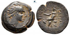 Seleukid Kingdom. Seleukeia on Tigris. Antiochos IV Epiphanes 175-164 BC. Chalkous Æ