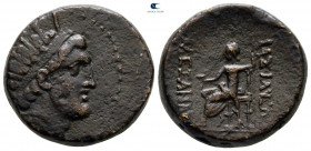 Seleukid Kingdom. Uncertain mint in Phoenicia or Koile-Syria. Alexander I Balas 152-145 BC. Bronze Æ