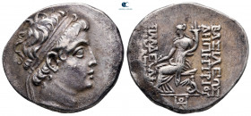Seleukid Kingdom. Seleukeia on Tigris. Demetrios II Nikator, 1st reign 146-138 BC. Struck circa 145-141 BC. Tetradrachm AR
