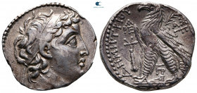 Seleukid Kingdom. Tyre. Demetrios II Nikator, 2nd reign 129-125 BC. Tetradrachm AR