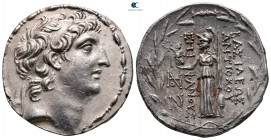 Seleukid Kingdom. Uncertain Mint 112, in Cilicia. Antiochos VIII Epiphanes (Grypos) 121-97 BC. Tetradrachm AR