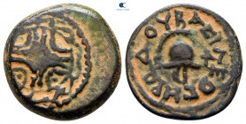 Judaea. Samarian mint. Herodians. Herod I (the Great) 40-4 BC. 4 Prutot Æ