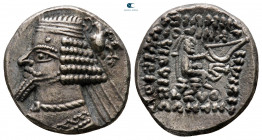 Kings of Parthia. Laodikeia. Phraates IV 38-2 BC. Drachm AR