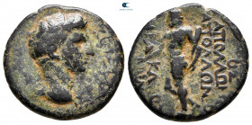 Caria. Herakleia Salbake. Tiberius AD 14-37. Bronze Æ