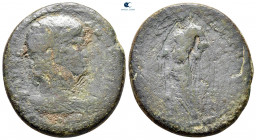 Lydia. Sardeis (?). Antinoüs, favorite of Hadrian AD 130. Bronze Æ
