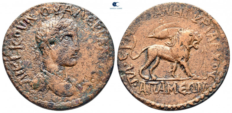 Phrygia. Apameia. Valerian II AD 256-258. 
Bronze Æ

27 mm, 10,20 g

ΛΙΚΙ Κ...
