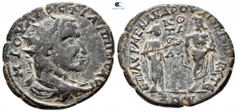 Phrygia. Cotiaeum. Philip I Arab AD 244-249. Aurelius Menander, archiereus of Ze...