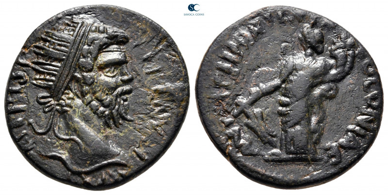 Pisidia. Antioch. Septimius Severus AD 193-211. 
Bronze Æ

21 mm, 6,38 g

[...