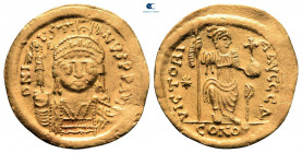 Justin II AD 565-578. Constantinople. 4th officina. Solidus AV