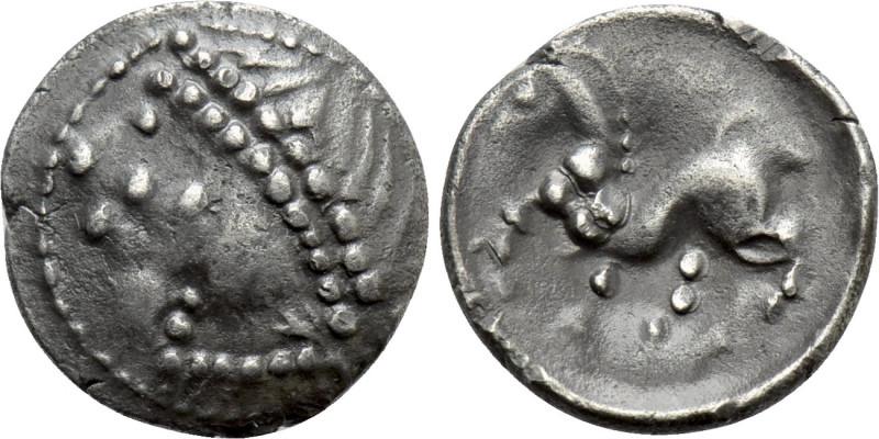 CENTRAL EUROPE. Noricum. Obol (2nd-1st century BC). "Samobor Type". 

Obv: Sty...