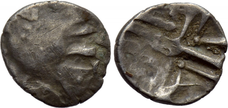 CENTRAL EUROPE. Noricum. Obol (Late 2nd century BC). "Eis" type. 

Obv: Laurea...