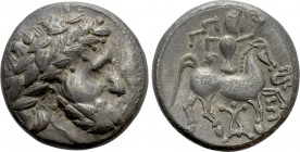 EASTERN EUROPE. Imitations of Philip II of Macedon (2nd-1st centuries BC). Tetradrachm. "Audoleon" type
