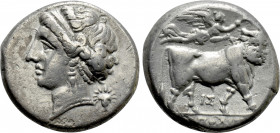 CAMPANIA. Neapolis. Nomos (Circa 275-250 BC)