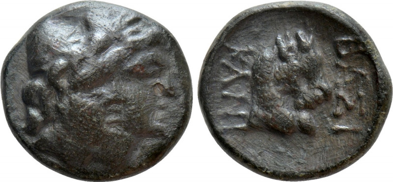 KINGS OF SKYTHIA. Kanites (Circa 210-195 BC). Ae. 

Obv: Jugate heads of the D...