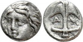 THRACE. Apollonia Pontika. Obol (4th century BC)