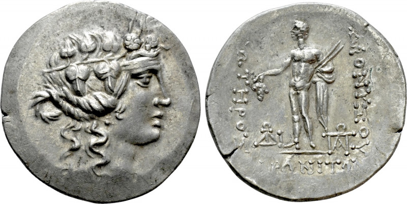 THRACE. Maroneia. Tetradrachm (Late 2nd-mid 1st centuries BC). 

Obv: Head of ...