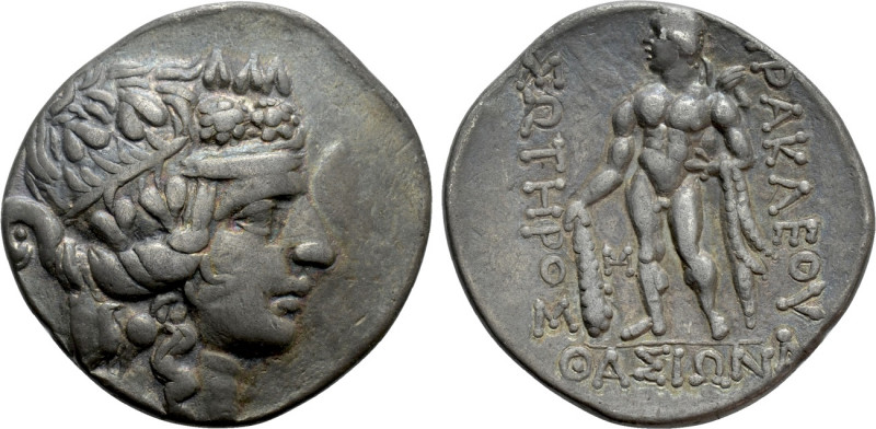 THRACE. Thasos. Tetradrachm (Circa 148-90/80 BC). 

Obv: Head of Dionysos righ...