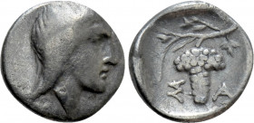 KINGS OF THRACE. Saratokos (Circa 444-424 BC). Trihemiobol