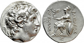 KINGS OF THRACE (Macedonian). Lysimachos (305-281 BC). Tetradrachm. Alexandreia Troas