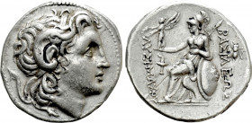 KINGS OF THRACE (Macedonian). Lysimachos (305-281 BC). Tetradrachm. Amphipolis