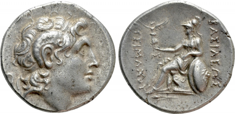 KINGS OF THRACE (Macedonian). Lysimachos (305-281 BC). Tetradrachm. Kalchedon. ...