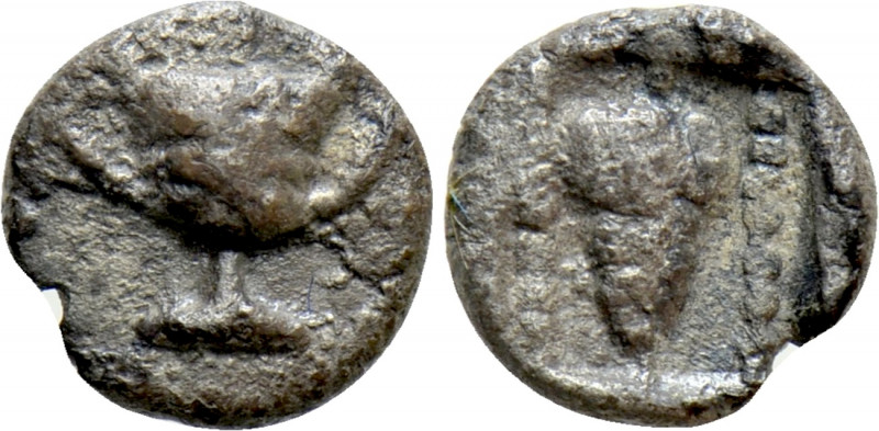 THRACO-MACEDONIAN REGION. Uncertain. 6th-5th centuries BC. AR Hemiobol(?). 

O...