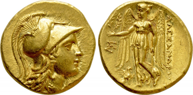 KINGS OF MACEDON. Alexander III 'the Great' (336-323 BC). GOLD Stater. 'Teos'. ...