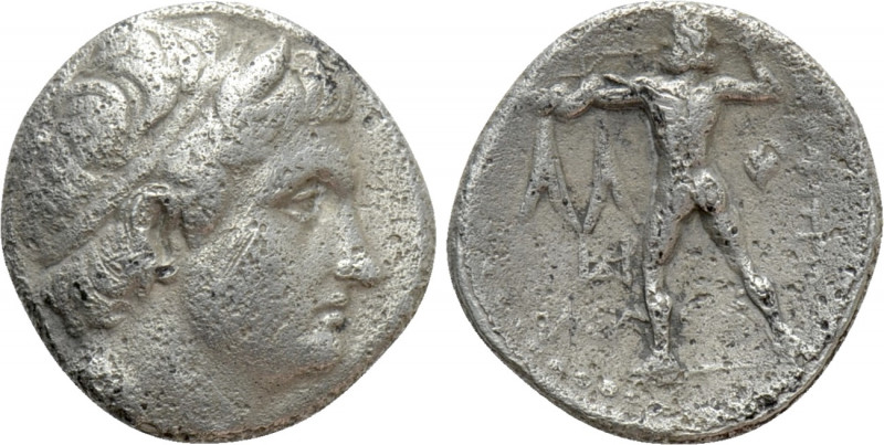 KINGS OF MACEDON. Demetrios I Poliorketes (306-283 BC). Drachm. Ephesos. 

Obv...