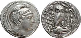 ATTICA. Athens. Tetradrachm (148/7 BC). New Style Coinage. Sokrates, Dionisodo and Musai-, magistrates