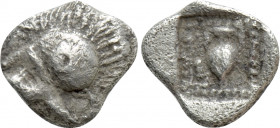 ASIA MINOR. Uncertain. Hemiobol (Circa 5th century BC)