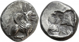 IONIA. Teos. Triobol (Circa 500-460 BC)