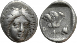 CARIA. Rhodes. Hemidrachm (Circa 408/7-390 BC)