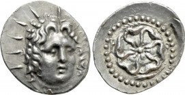 CARIA. Rhodes. Drachm (Circa 88/42 BC-AD 14)