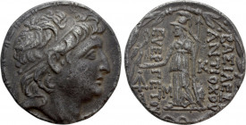 KINGS OF CAPPADOCIA. Ariarathes VII Philometor (Circa 107/6-101/0 BC). Tetradrachm. In the name and types of Seleukid king Antiochos VII. Ariaratheia ...