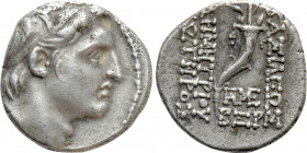 SELEUKID KINGDOM. Demetrios I Soter (162-150 BC). Drachm. Antioch. Dated SE 162 (151/0 BC)