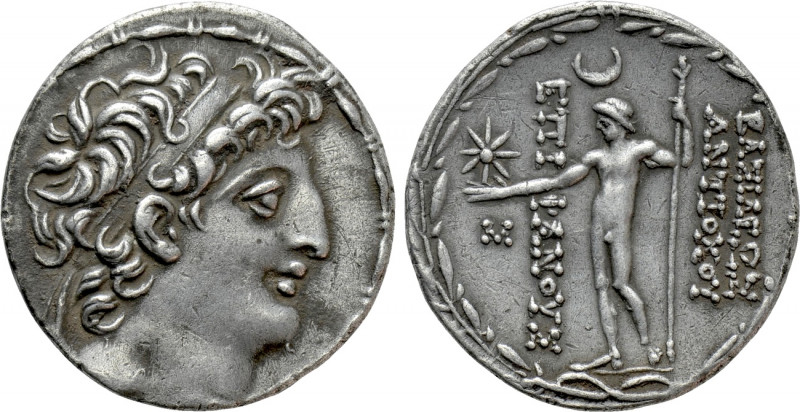 SELEUKID KINGDOM. Antiochos VIII Epiphanes (Grypos) (121/0-97/6 BC). Tetradrachm...