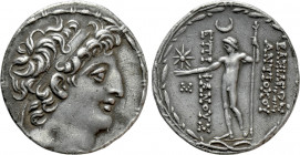 SELEUKID KINGDOM. Antiochos VIII Epiphanes (Grypos) (121/0-97/6 BC). Tetradrachm. Ake-Ptolemais