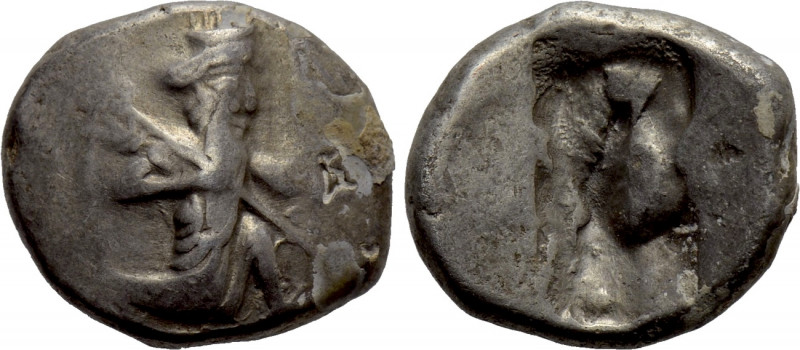 ACHAEMENID EMPIRE. Time of Darios I to Xerxes II (485-420 BC). Siglos. Sardes. ...