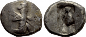 ACHAEMENID EMPIRE. Time of Darios I to Xerxes II (485-420 BC). Siglos. Sardes
