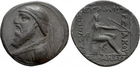 KINGS OF PARTHIA. Mithradates II (121-91 BC). Tetradrachm. Seleukeia on the Tigris