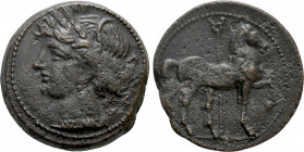 CARTHAGE. Second Punic War. Shekel (Circa 215-201 BC)