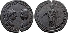 MOESIA INFERIOR. Marcianopolis. Elagabalus, with Julia Maesa (218-222). Pentassarion. Julius Antonius Seleucus, legatus consularis