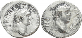 KINGS OF PONTUS. Polemo II with Nero (38-64). Drachm. Dated RY 18 (55/6)