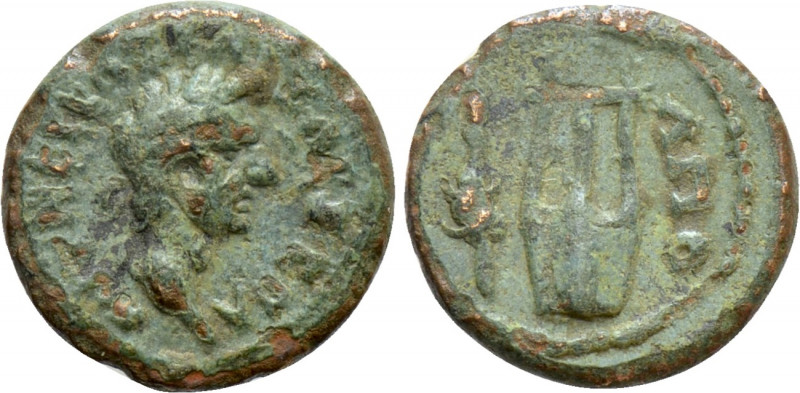 MYSIA. Apollonia ad Rhyndacum. Nerva (96-98). Ae. 

Obv: ΑΥΤ ΝΕΡΒΑ ΚΑΙϹΑ(Ρ) ϹΕ...