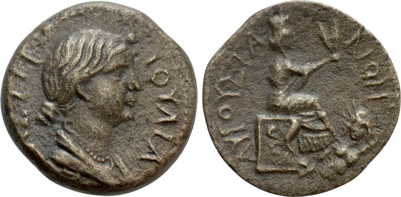CILICIA. Augusta. Julia Augusta (Livia) (Augusta, 14-29). Ae. 

Obv: ΙΟVΛΙΑ ΣΕ...