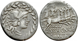 CN. GELLIUS. Denarius (138 BC). Rome