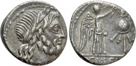CN. LENTULUS CLODIANUS. Quinarius (88 BC). Rome