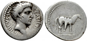 QUINTUS LABIENUS. Denarius (early BC 40). Uncertain mint in Syria or in Southeastern Asia Minor