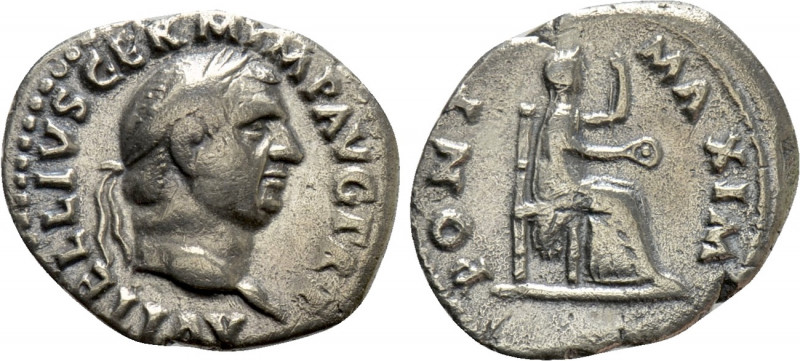 VITELLIUS (69). Denarius. Rome. 

Obv: A VITELLIVS GERM IMP AVG TR P. 
Laurea...